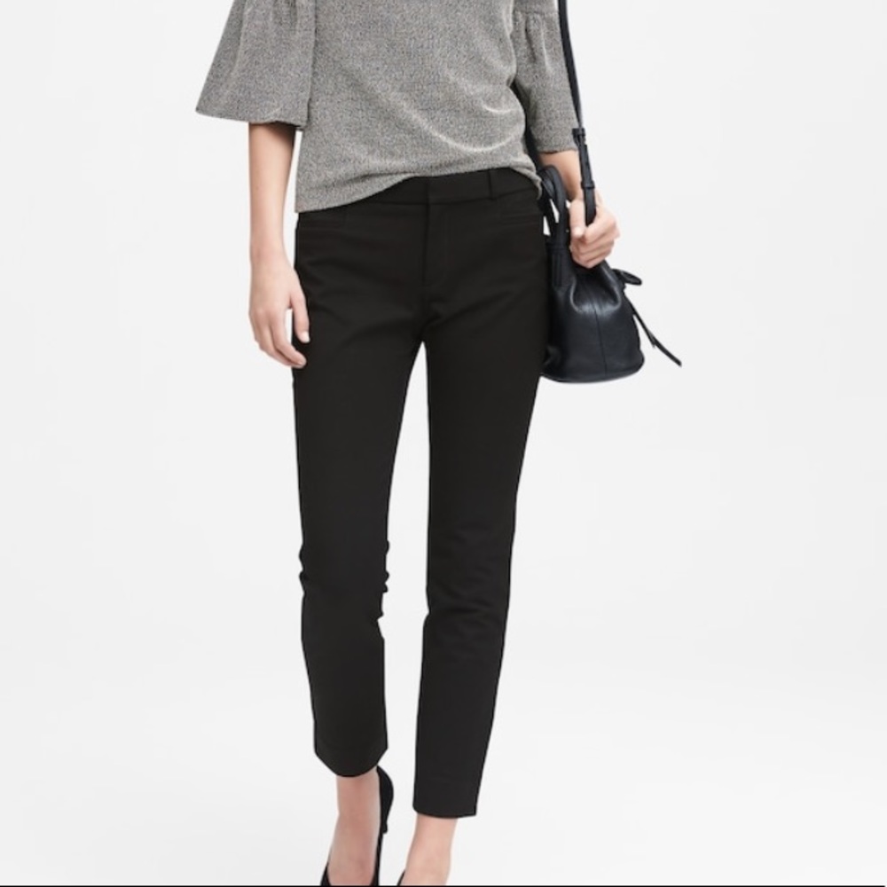 Banana Republic Sloan Black Work Pants